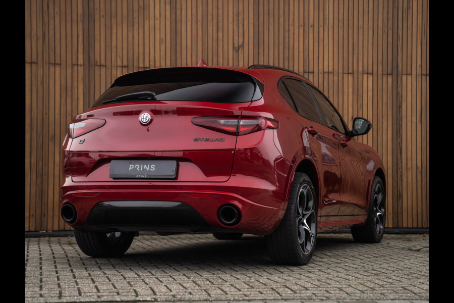 Alfa Romeo Stelvio 2.0T 280pk AWD Veloce MY21 | Adapt. cruise | Stoelverwarming v+a | CarPlay | Rosso Competizione