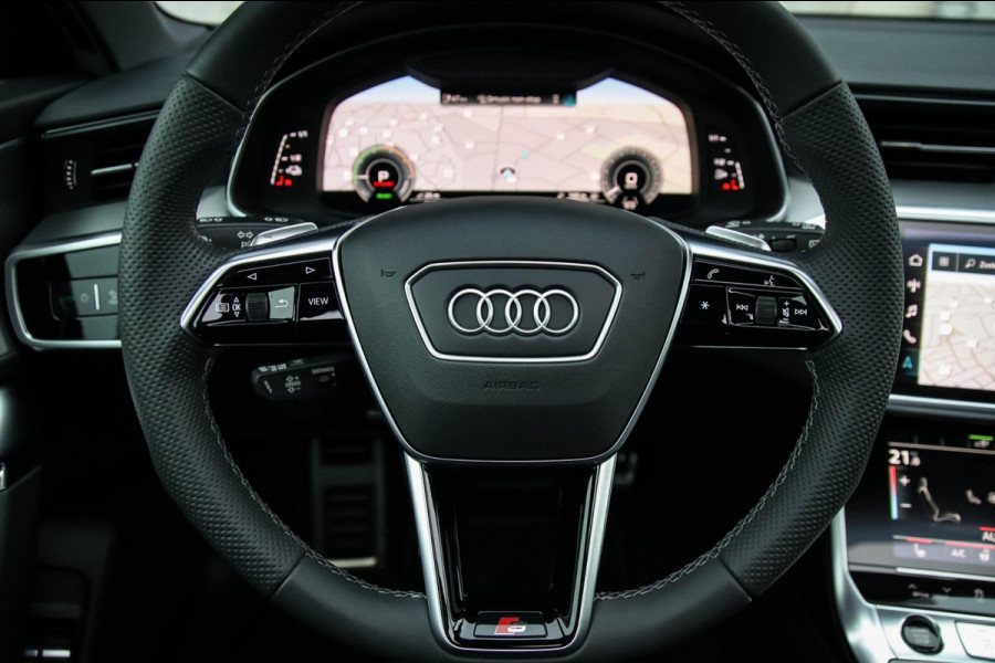 Audi A6 Avant 55 TFSI e Quattro Competition S line Edition 367pk Automaat! Panoramadak|Virtual Cockpit|Leder elektrisch|LED Matrix