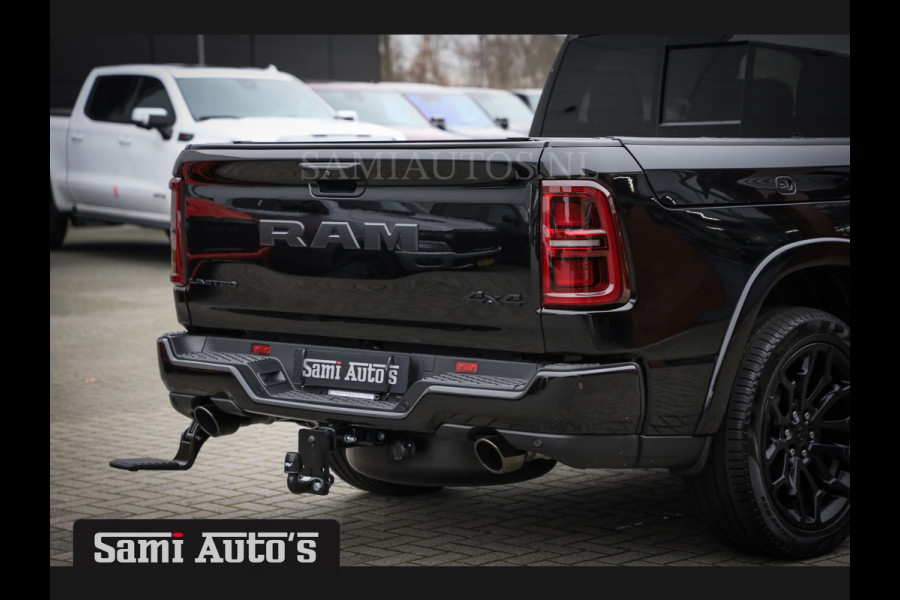 Dodge Ram 1500 LIMITED NIGHT H.O 540PK 706 Nm 2025 | XB9 | MASSAGE | BOM VOL | CREW CAB | DUBBELE CABINE | GRIJSKENTEKEN | €99950,- EXCL BTW | VOORRAAD NR 2292 - 5178