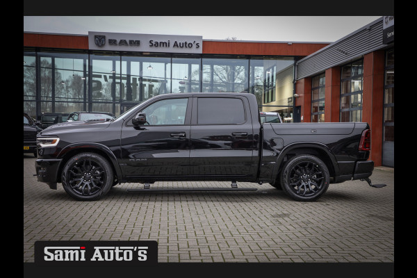 Dodge Ram 1500 LIMITED NIGHT H.O 540PK 706 Nm 2025 | XB9 | MASSAGE | BOM VOL | CREW CAB | DUBBELE CABINE | GRIJSKENTEKEN | €99950,- EXCL BTW | VOORRAAD NR 2292 - 5178