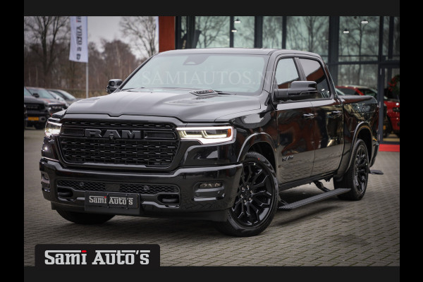 Dodge Ram 1500 LIMITED NIGHT H.O 540PK 706 Nm 2025 | XB9 | MASSAGE | BOM VOL | CREW CAB | DUBBELE CABINE | GRIJSKENTEKEN | €99950,- EXCL BTW | VOORRAAD NR 2292 - 5178