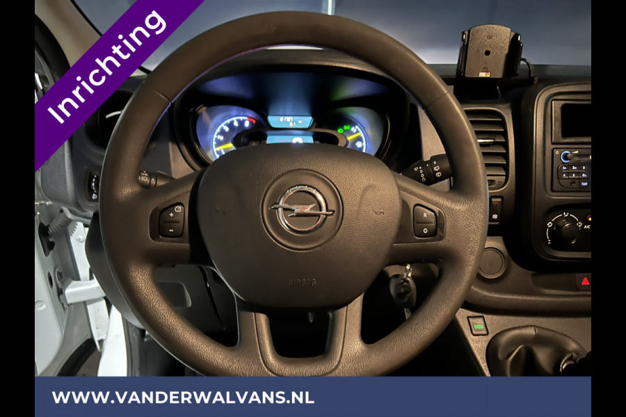 Opel Vivaro 1.6 CDTI 120pk L2H1 inrichting Airco | LED | Omvormer | Cruisecontrol Trekhaak, Parkeersensoren, Bijrijdersbank, Achterklep