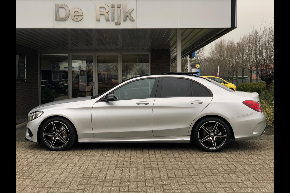 Mercedes-Benz C-Klasse 180 Sport Edition | Navi, Cruise, Airco, Leder Stoelvrw, Camera | NAP | Panoramadak |