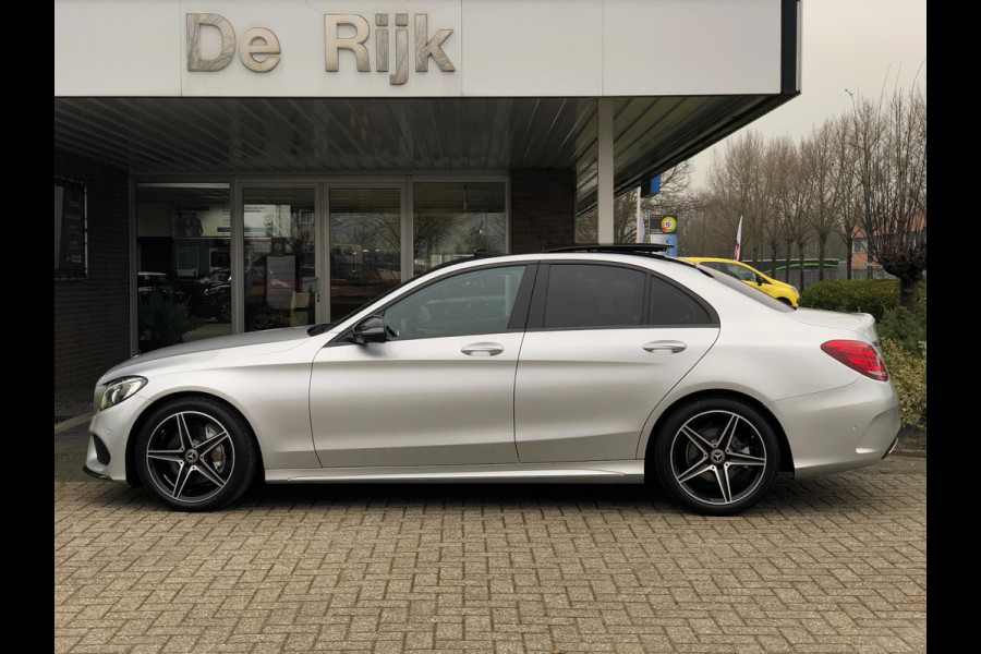 Mercedes-Benz C-Klasse 180 Sport Edition | Navi, Cruise, Airco, Leder Stoelvrw, Camera | NAP | Panoramadak |