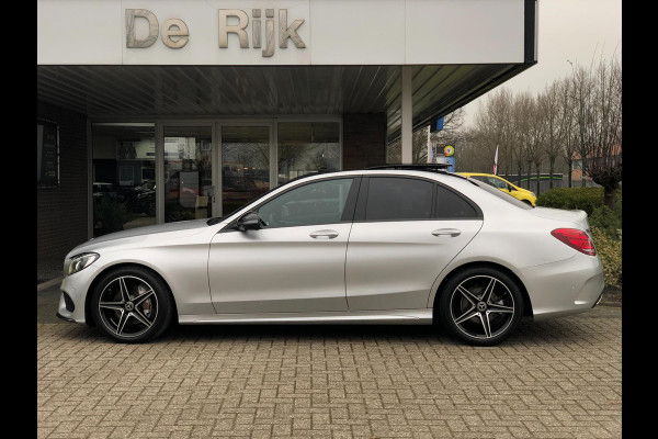 Mercedes-Benz C-Klasse 180 Sport Edition | Navi, Cruise, Airco, Leder Stoelvrw, Camera | NAP | Panoramadak |