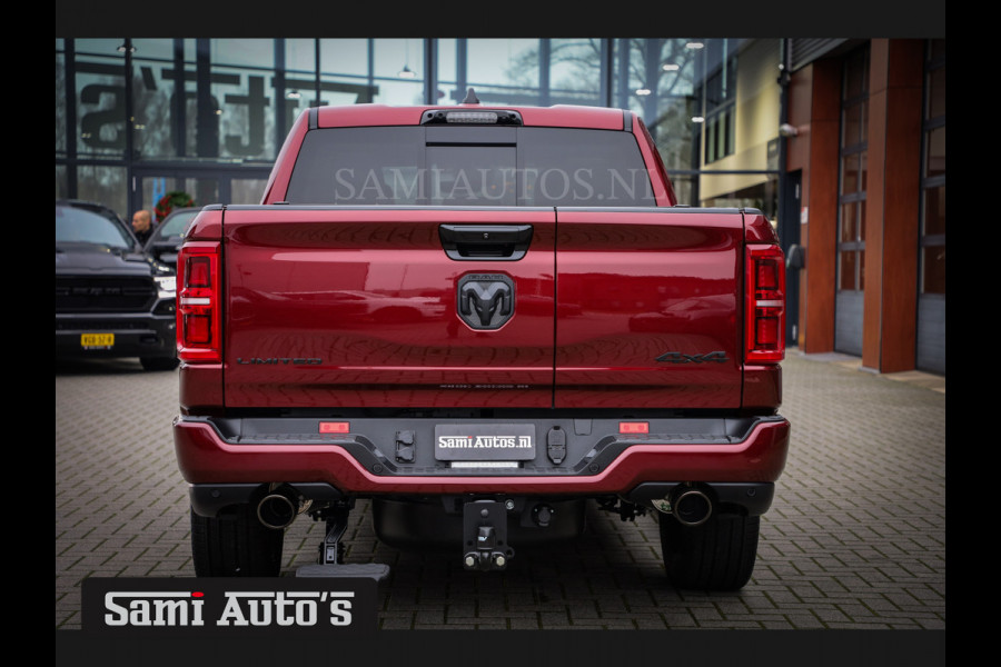 Dodge Ram 1500 LIMITED NIGHT HIGH OUTPUT 540PK 706 Nm 2025 | XB9 | MASSAGE | BOM VOL | CREW CAB | DUBBELE CABINE | GRIJSKENTEKEN | VOORRAAD 2291 - 3485