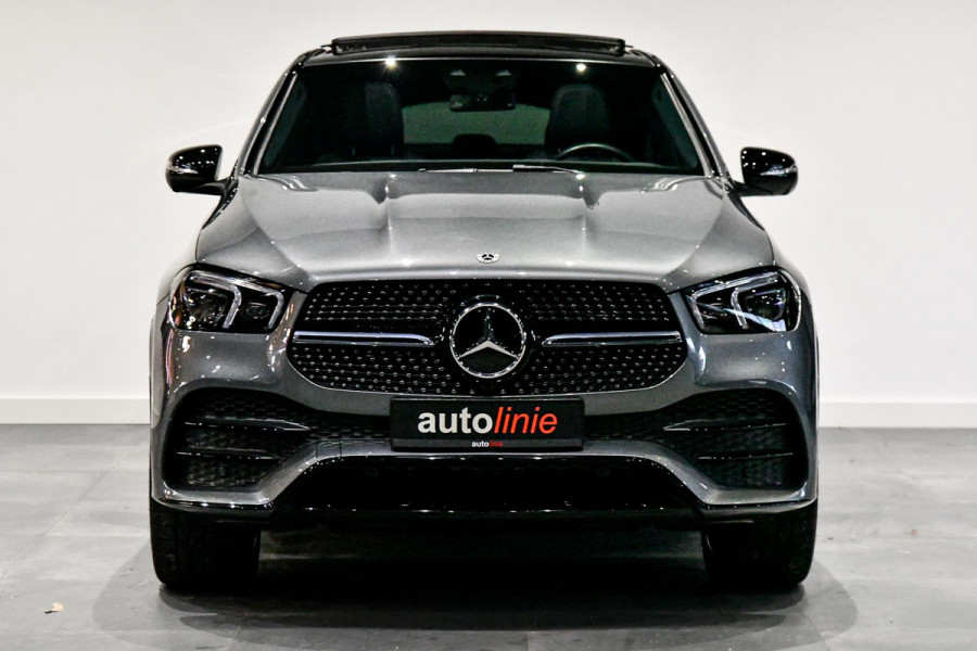 Mercedes-Benz GLE Coupé 350 e 4MATIC AMG. BTW, Luchtv, Carbon, Pano, Koeling, Distro+, HUD, 360, Burm, Keyless, CarPlay!