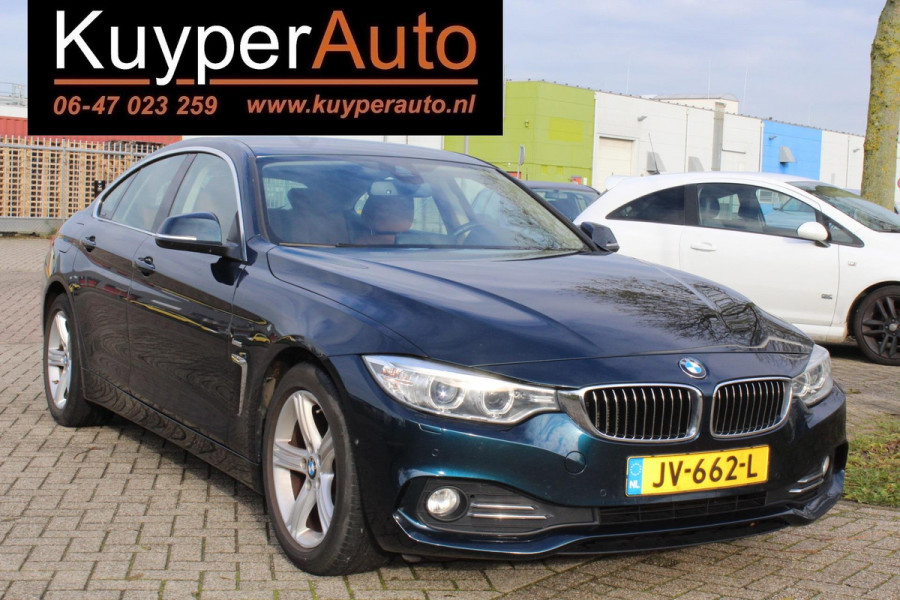 BMW 4 Serie Gran Coupé 418i Centennial High Executive nap nederlandse auto VOL LEDER CAMERA``S NAVI NL AUTO