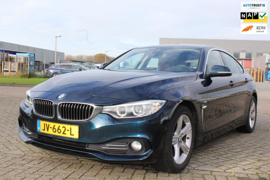 BMW 4 Serie Gran Coupé 418i Centennial High Executive nap nederlandse auto VOL LEDER CAMERA``S NAVI NL AUTO