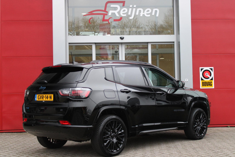 Jeep Compass 4xe SUMMIT 240PK PHEV AUTOMAAT | NAVIGATIE 10,25 "TOUCHSCREEN | APPLE CARPLAY/ANDROID AUTO | 360° CAMERA | DAB+ RADIO | CLIMATE CONTROL | 19"GLOSS BLACK LICHTMETALEN VELGEN | ADAPTIVE / CRUISE CONTROL | DIGITAAL INSTRUMENTENPANEEL | LEDEREN BEKLEDING | STOELVERWARMING / STOELKOELING | ELEKTRISCH VERSTELBARE BESTUURDERSSTOEL MET GEHEUGEN / BIJRIJDERSTOEL ELEKTRISCH VERSTELBAAR | ELEKTRISCH BEDIENBARE ACHTERKLEP | FULL LED KOPLAMPEN | LED MISTLAMPEN / BOCHTVERLICHTING | KEYLESS ENTRY & START | DRAADLOOS LADEN | DRAADLOOS APPLE CARPLAY |