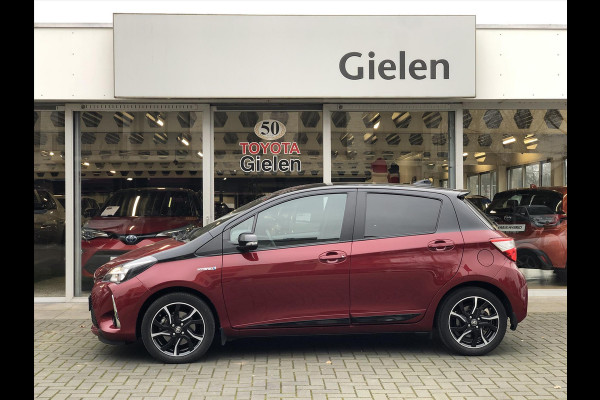 Toyota Yaris 1.5 Hybrid Bi-Tone | Eerste eigenaar, 16 inch, Spoiler, Cruise control, Parkeercamera, Safety sense, Climate control