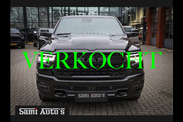 Dodge Ram 1500 LIMITED NIGHT H.O 540PK 706 Nm 2025 | MASSAGE | XB9 | BOM VOL | CREW CAB | DUBBELE CABINE | GRIJSKENTEKEN | €99950,- EXCL BTW | VOORRAAD NR 2294 - 7685