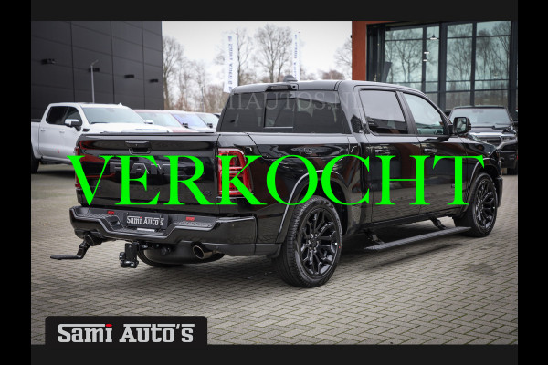 Dodge Ram 1500 LIMITED NIGHT H.O 540PK 706 Nm 2025 | MASSAGE | XB9 | BOM VOL | CREW CAB | DUBBELE CABINE | GRIJSKENTEKEN | €99950,- EXCL BTW | VOORRAAD NR 2294 - 7685