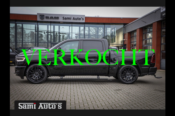 Dodge Ram 1500 LIMITED NIGHT H.O 540PK 706 Nm 2025 | MASSAGE | XB9 | BOM VOL | CREW CAB | DUBBELE CABINE | GRIJSKENTEKEN | €99950,- EXCL BTW | VOORRAAD NR 2294 - 7685