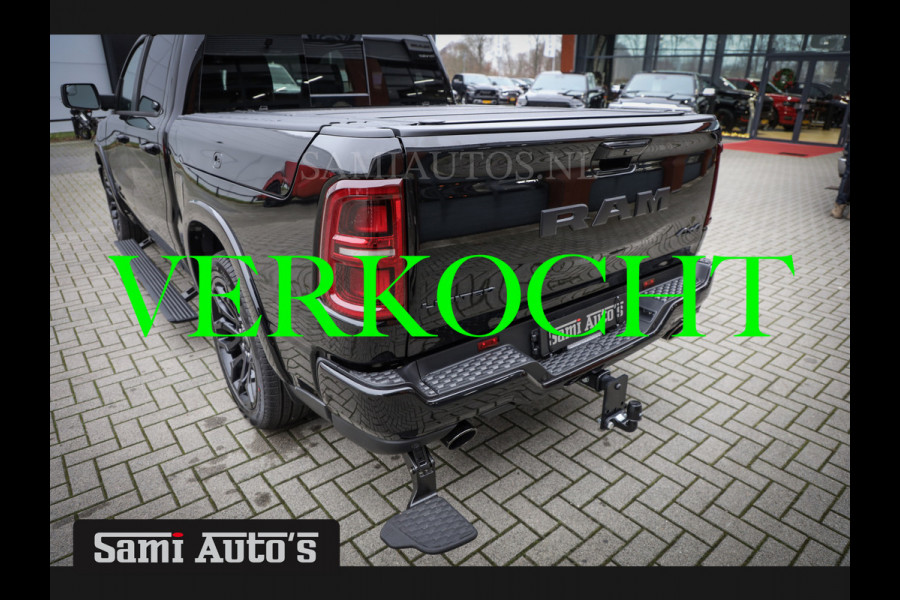 Dodge Ram 1500 LIMITED NIGHT H.O 540PK 706 Nm 2025 | MASSAGE | XB9 | BOM VOL | CREW CAB | DUBBELE CABINE | GRIJSKENTEKEN | €99950,- EXCL BTW | VOORRAAD NR 2294 - 7685