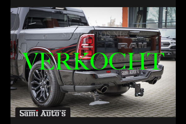 Dodge Ram 1500 LIMITED NIGHT H.O 540PK 706 Nm 2025 | MASSAGE | XB9 | BOM VOL | CREW CAB | DUBBELE CABINE | GRIJSKENTEKEN | €99950,- EXCL BTW | VOORRAAD NR 2294 - 7685