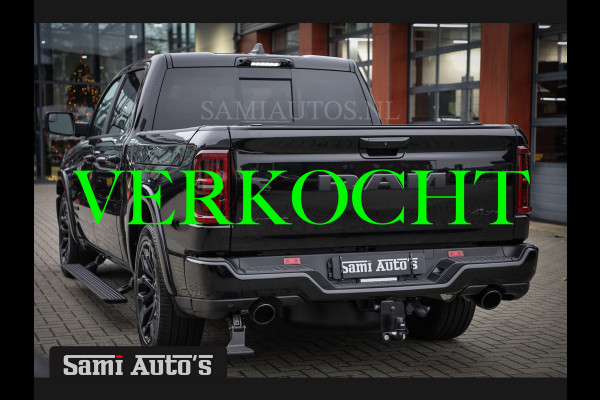 Dodge Ram 1500 LIMITED NIGHT H.O 540PK 706 Nm 2025 | MASSAGE | XB9 | BOM VOL | CREW CAB | DUBBELE CABINE | GRIJSKENTEKEN | €99950,- EXCL BTW | VOORRAAD NR 2294 - 7685