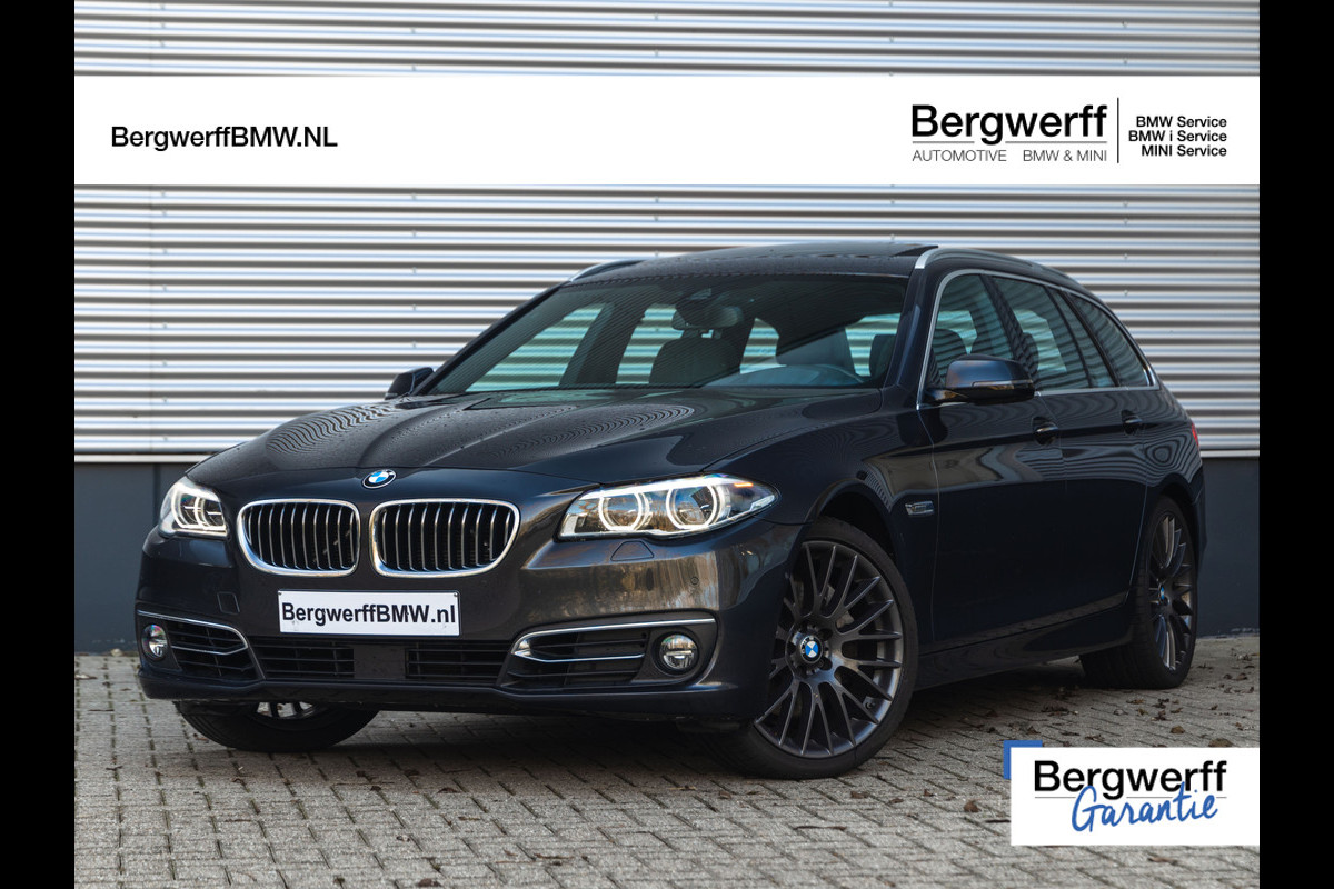 BMW 5 Serie Touring 535i Luxury Line - Adaptive Drive - Leder Dashboard - Head-Up - Trekhaak