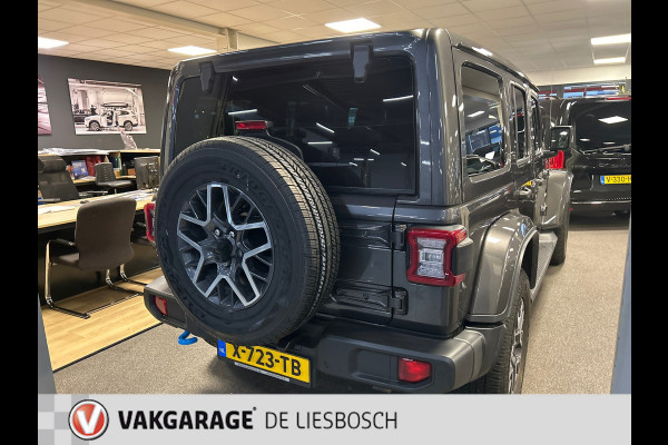 Jeep Wrangler Unlimited 4xe 380 Sahara,cabrio dak,leer,navi,camera,PHEV,alpine audio