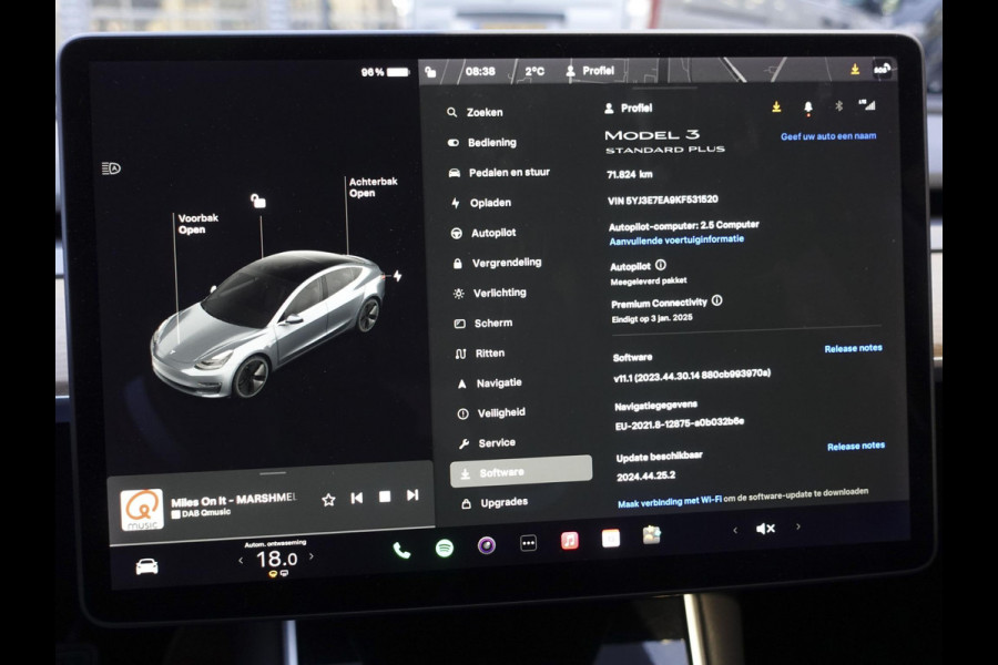 Tesla Model 3 Standard RWD Plus 60 kWh Autopilot Panodak Navi Leder PDC VA Camera Premium Connectivity