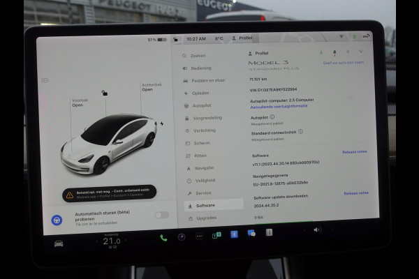 Tesla Model 3 Standard RWD Plus 60 kWh Autopilot Airco Navi Panoramadak Leder Full LED PDC VA + Camera