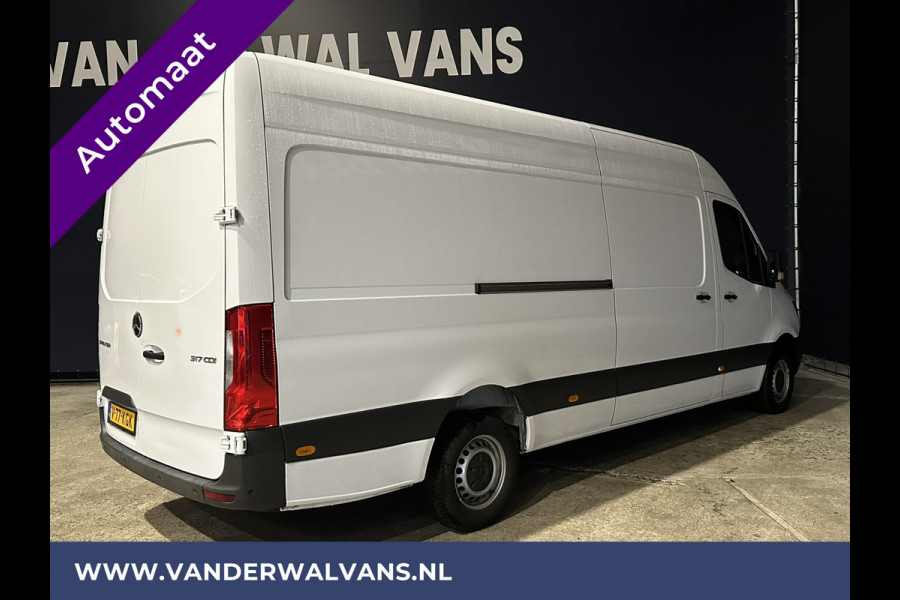 Mercedes-Benz Sprinter 317 CDI 170pk 9G-Tronic Automaat L3H2 Fabrieksgarantie Euro6 Airco | Camera | Apple Carplay Cruisecontrol, Parkeersensoren, Stoelverwarming, Bijrijdersbank