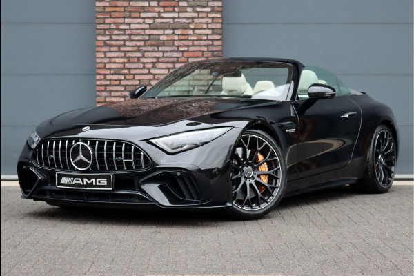 Mercedes-Benz SL-Klasse Roadster AMG 63 4MATIC+ Aut9 | V8-pakket | Achterasbesturing | Keramisch | Carbon | Distronic+ | Massage | Stoelventilatie | Burmester | Nappa Leder | AMG Dynamic+ | Verwarmd Stuurwiel | HUD |