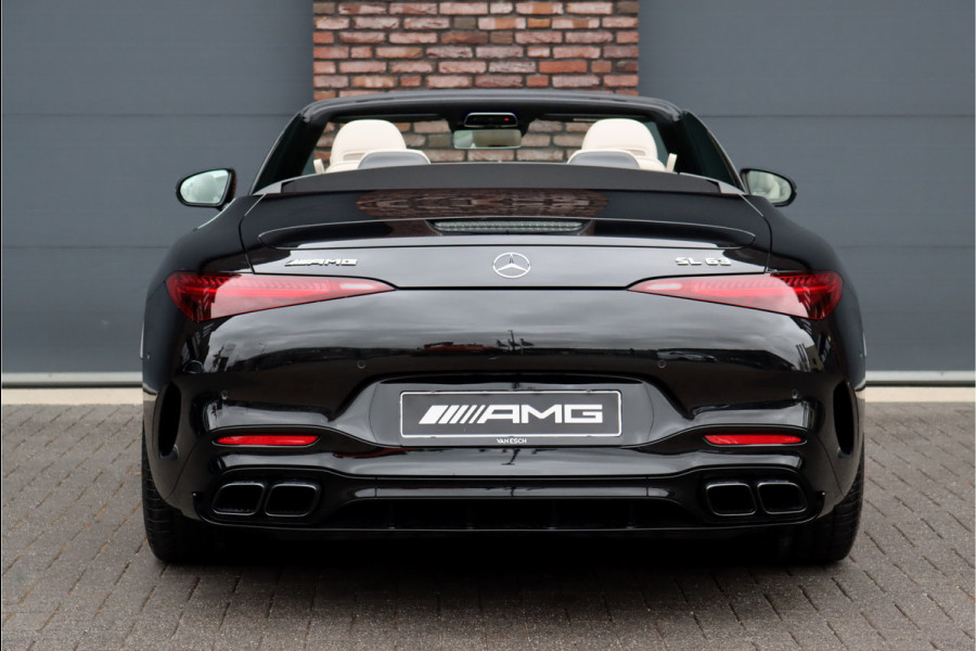 Mercedes-Benz SL-Klasse Roadster AMG 63 4MATIC+ Aut9 | V8-pakket | Achterasbesturing | Keramisch | Carbon | Distronic+ | Massage | Stoelventilatie | Burmester | Nappa Leder | AMG Dynamic+ | Verwarmd Stuurwiel | HUD |