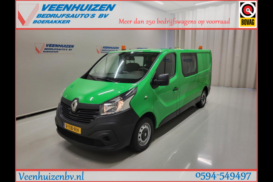 Renault Trafic 1.6dCi L2/H1 Dubbele Cabine Euro 6!