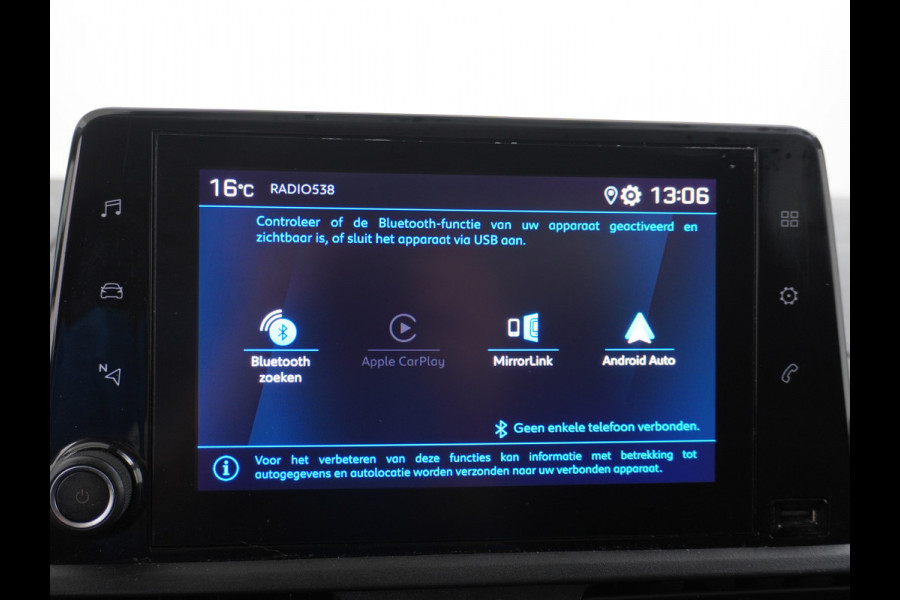 Peugeot Partner 1.5 BlueHDI 102PK Premium Android Auto Apple Carplay Airco Cruise Control Pdc DAB Bluetooth Carkit Schuifdeur Achterdeuren met ruit Connected Electr.ramen en Spiegels CV-Afstandbediend Euro 6