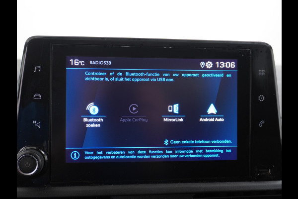 Peugeot Partner 1.5 BlueHDI 102PK Premium Android Auto Apple Carplay Airco Cruise Control Pdc DAB Bluetooth Carkit Schuifdeur Achterdeuren met ruit Connected Electr.ramen en Spiegels CV-Afstandbediend Euro 6