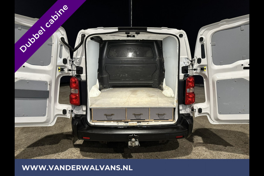 Opel Vivaro 2.0 CDTI 123pk L3H1 Dubbele cabine Euro6 Airco | 5-Zits | Camera | Navigatie 2500kg Trekhaak, Apple Carplay, Android Auto, Cruisecontrol, Parkeersensoren