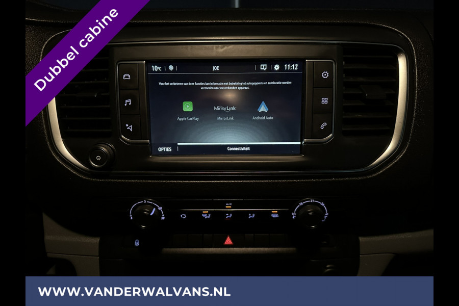 Opel Vivaro 2.0 CDTI 123pk L3H1 Dubbele cabine Euro6 Airco | 5-Zits | Camera | Navigatie 2500kg Trekhaak, Apple Carplay, Android Auto, Cruisecontrol, Parkeersensoren