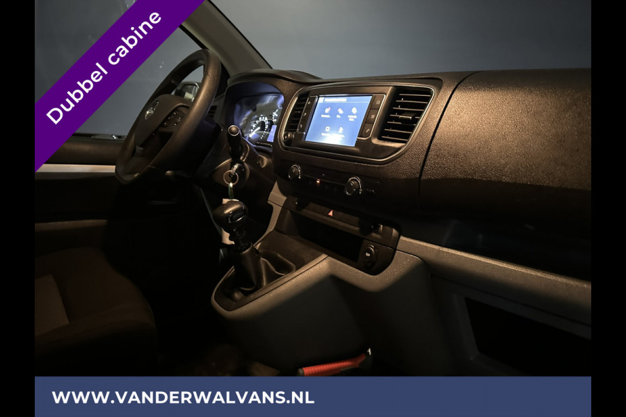 Opel Vivaro 2.0 CDTI 123pk L3H1 Dubbele cabine Euro6 Airco | 5-Zits | Camera | Navigatie 2500kg Trekhaak, Apple Carplay, Android Auto, Cruisecontrol, Parkeersensoren