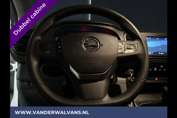 Opel Vivaro 2.0 CDTI 123pk L3H1 Dubbele cabine Euro6 Airco | 5-Zits | Camera | Navigatie 2500kg Trekhaak, Apple Carplay, Android Auto, Cruisecontrol, Parkeersensoren