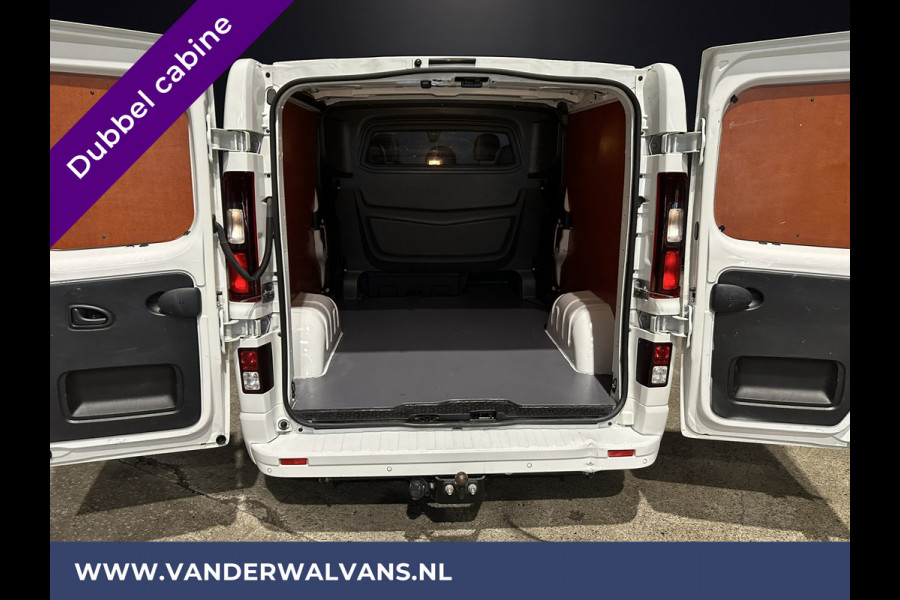 Renault Trafic 2.0 dCi 120pk L2H1 Dubbele Cabine Euro6 Airco | 2x zijdeur | Navigatie | LED | Cruisecontrol Trekhaak, Parkeersensoren, 5-Zits