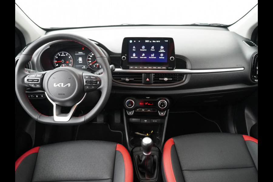 Kia Picanto 1.0 DPi GT-Line - Cruise Control - Climate Control - Leder - Navigatie - Apple/Android Carplay - Fabrieksgarantie Tot 2031