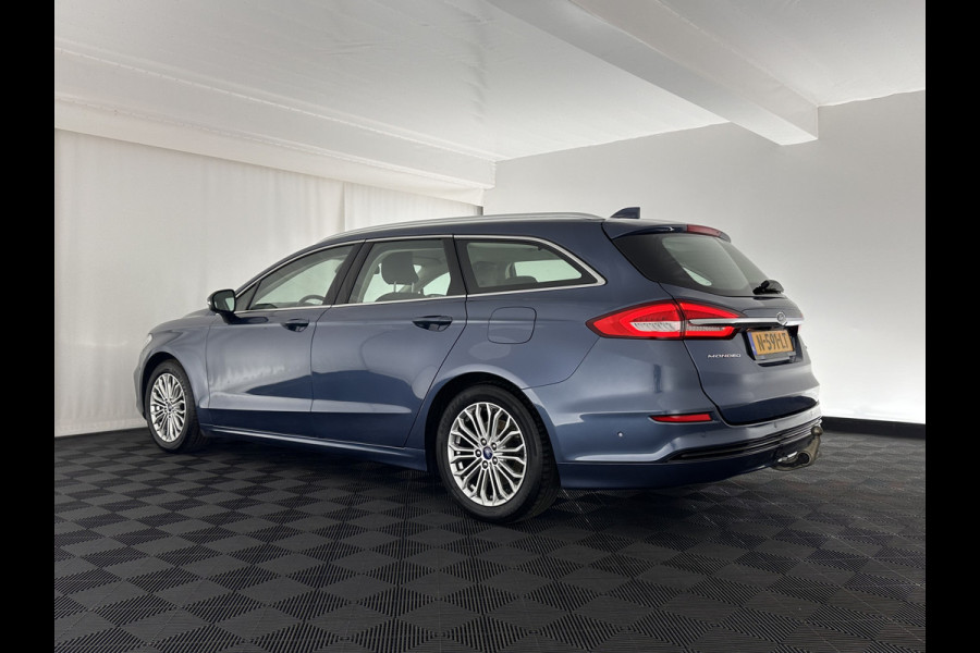 Ford Mondeo Wagon 2.0 IVCT HEV Titanium Luxury-Pack (INCL-BTW) Aut. *FULL-LEATHER | ADAPTIVE-CRUISE | FULL-LED | SONY-AUDIO | BLIND-SPOT | MEMORY-PACK | CAMERA | COMFORT-SEATS | NAVI-FULLMAP | ECC | PDC | TOWBAR | 17''ALU *