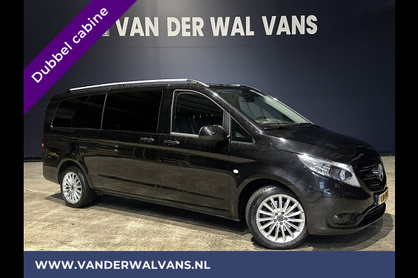 Mercedes-Benz Vito 114 CDI 9G-Tronic Automaat L3H1 Dubbele cabine Euro6 Airco | 6-Zits | Leder | Velgen | Navigatie Cruisecontrol, Trekhaak