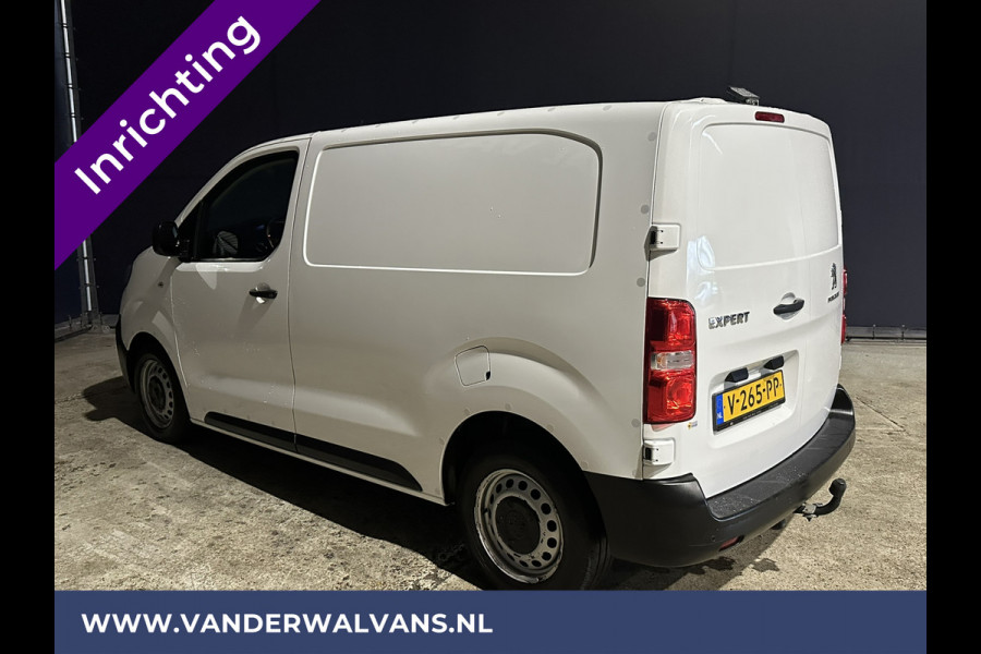 Peugeot Expert 2.0 BlueHDI 123pk **BPM VRIJ voor de Ondernemer** L1H1 inrichting Euro6 Airco | Omvormer | 2500kg Trekhaak Cruisecontrol, Parkeersensoren