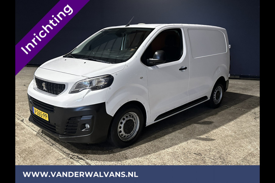 Peugeot Expert 2.0 BlueHDI 123pk **BPM VRIJ voor de Ondernemer** L1H1 inrichting Euro6 Airco | Omvormer | 2500kg Trekhaak Cruisecontrol, Parkeersensoren