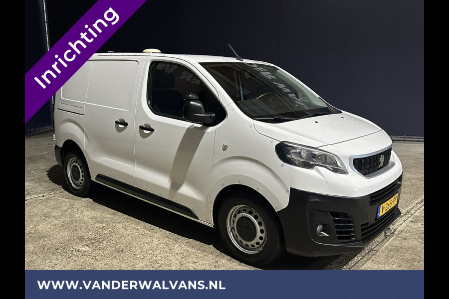 Peugeot Expert 2.0 BlueHDI 123pk **BPM VRIJ voor de Ondernemer** L1H1 inrichting Euro6 Airco | Omvormer | 2500kg Trekhaak Cruisecontrol, Parkeersensoren