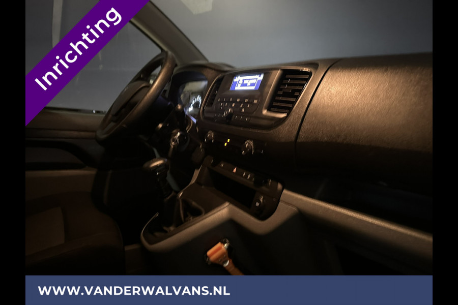 Peugeot Expert 2.0 BlueHDI 123pk **BPM VRIJ voor de Ondernemer** L1H1 inrichting Euro6 Airco | Omvormer | 2500kg Trekhaak Cruisecontrol, Parkeersensoren