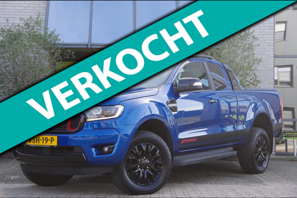 Ford Ranger 2.0 PICK UP STORMTRAK 4X4 SUPER CAB, 213PK AUT. LED, ACC, TREKHAAK 3.5T LEDER, CAMERA, NAVI, CLIMA, STOELVERW, PDC