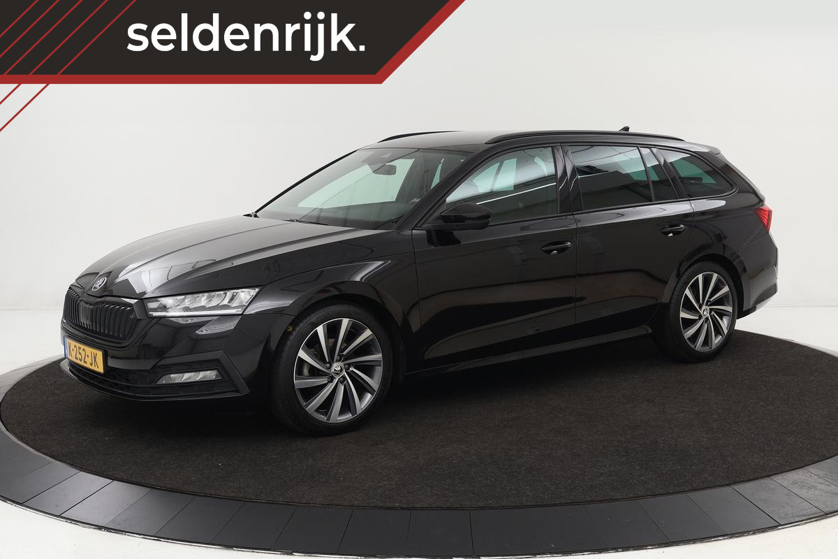 Škoda Octavia 1.0 e-TSI Sport Business | Trekhaak | Sportstoelen | Full LED | Carplay | Navigatie | Virtual Cockpit | Sfeerverlichting