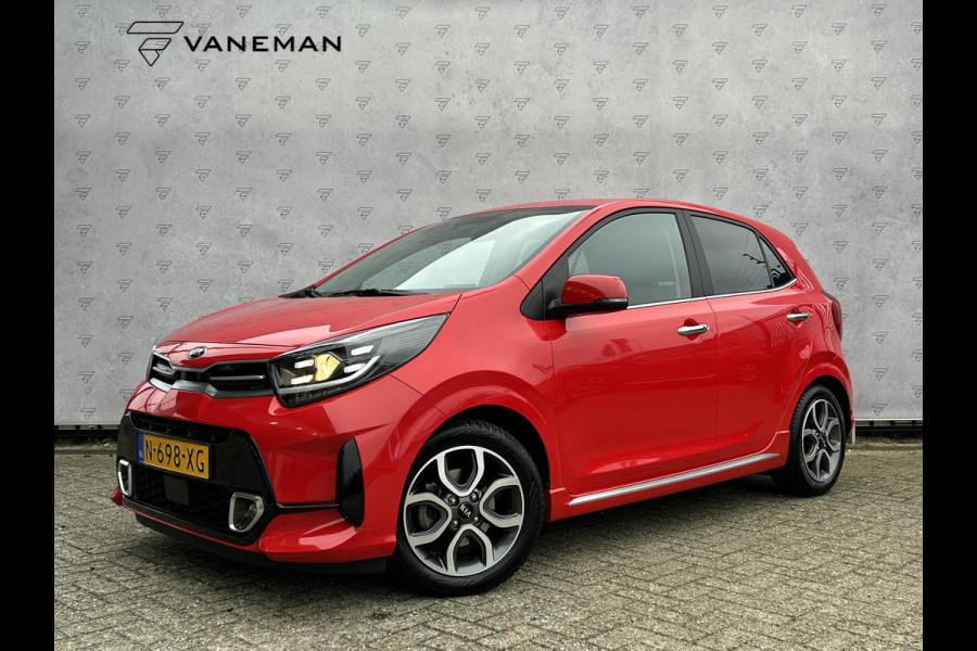 Kia Picanto 1.0 DPi GT-Line | 1e Eigenaar | Trekhaak | Camera | Navi | Leder | 15" Velgen | Clima | Apple CarPlay/Android Auto | PDC | Cruise | LED |