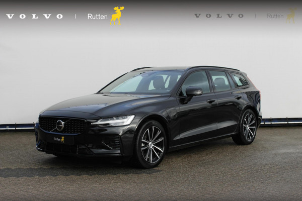 Volvo V60 T6 350PK Automaat Recharge AWD Plus Dark / Adaptieve cruise control / BLIS / Panoramadak / Apple carplay / Elektrische stoelen met geheugen / Parkeersensoren met 360 camera / Trekhaak / Elektrische achterklep