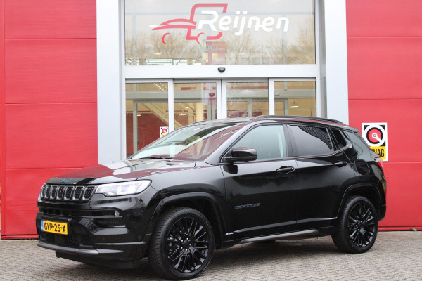 Jeep Compass 4xe SUMMIT 240PK PHEV AUTOMAAT | NAVIGATIE 10,25 "TOUCHSCREEN | APPLE CARPLAY/ANDROID AUTO | 360° CAMERA | DAB+ RADIO | CLIMATE CONTROL | 19"GLOSS BLACK LICHTMETALEN VELGEN | ADAPTIVE / CRUISE CONTROL | DIGITAAL INSTRUMENTENPANEEL | LEDEREN BEKLEDING | STOELVERWARMING / STOELKOELING | ELEKTRISCH VERSTELBARE BESTUURDERSSTOEL MET GEHEUGEN / BIJRIJDERSTOEL ELEKTRISCH VERSTELBAAR | ELEKTRISCH BEDIENBARE ACHTERKLEP | FULL LED KOPLAMPEN | LED MISTLAMPEN / BOCHTVERLICHTING | KEYLESS ENTRY & START | DRAADLOOS LADEN | DRAADLOOS APPLE CARPLAY |