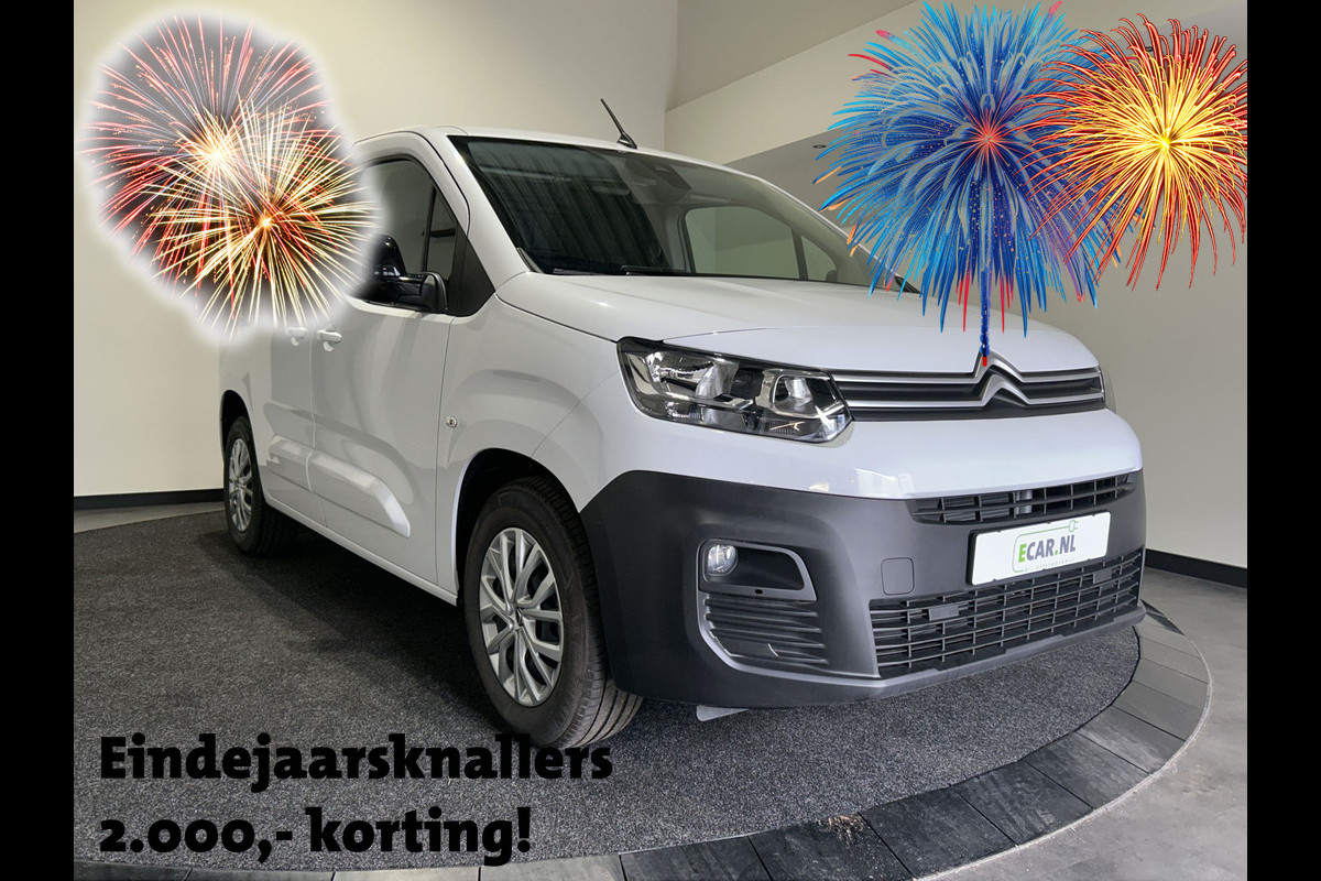 Citroën E-Berlingo 136 L1 50 kWh Voor de snelle beslissers! Navigatie | Pakeersensoren Deze maand gratis laadpas met € 500,- laad tegoed!