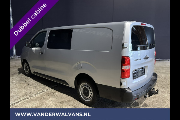 Citroën Jumpy 2.0 BlueHDI **MARGE, GEEN BTW** 123pk L3H1 XL Dubbel cabine Euro6 Airco | Navigatie Cruisecontrol, Apple Carplay, Android Auto, Trekhaak, Parkeersensoren, 5-Zits